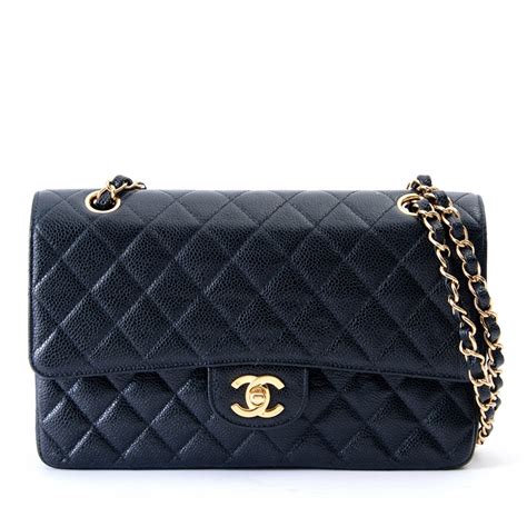 chanel caviar bag black - Chanel Caviar Timeless Pochette .